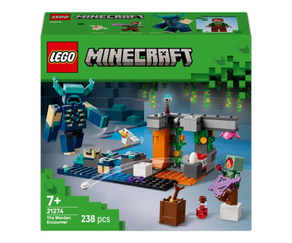 Klocki LEGO® LEGO Minecraft 21274 Spotkanie ze strażnikiem